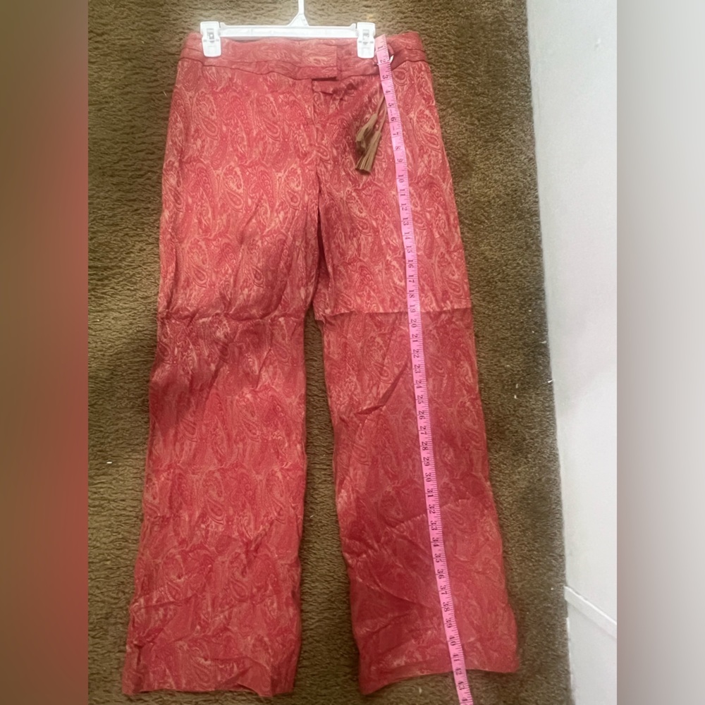 Evan Picone Red Wide Leg Pants / Plus Size XL - Picture 6 of 9